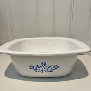 1970s Vintage Corning Ware Blue Cornflower Dutch Oven P-34-B no lid